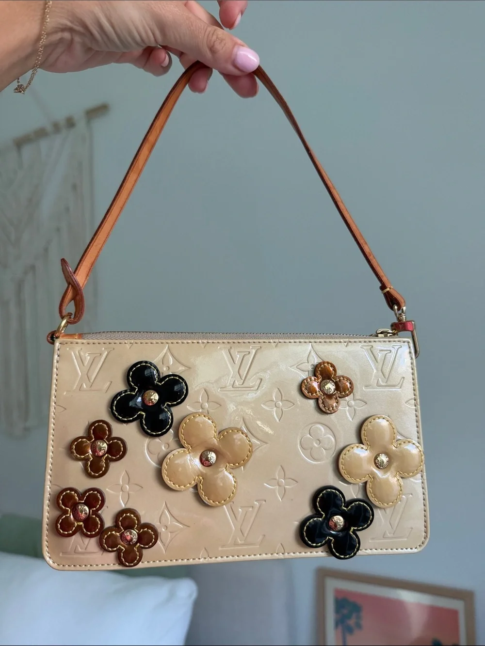 Vintage Louis Vuitton RARE Monogram Pochette Y2K Authentic w/COA